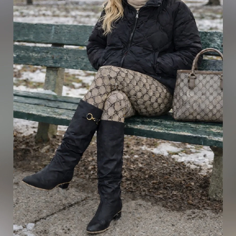 Gucci Horsebit Shearling & Nylon Boots - Picture 13 of 13